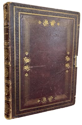 Lot 1052 - ILLUMINATED MANUSCRIPT ALBUM c1850. Folio....