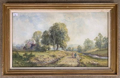 Lot 115 - John Faulkner RHA (1835-1894), A rural...
