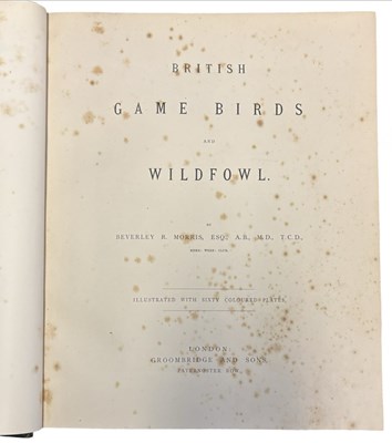 Lot 91 - BEVERLEY R MORRIS: BRITISH GAME BIRDS AND...
