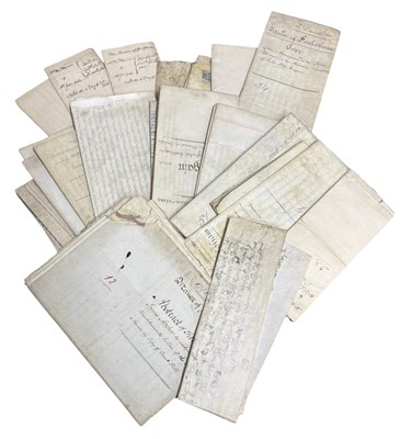 Lot 1107a - An archive of 16th - 19th century vellum and...