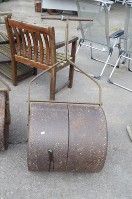 Lot 45 - Metal garden roller, drum width approx 53cm