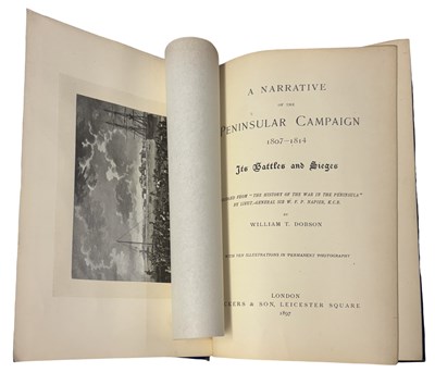 Lot 9 - WILLIAM T DOBSON: A NARRATIVE OF THE PENINSULA...