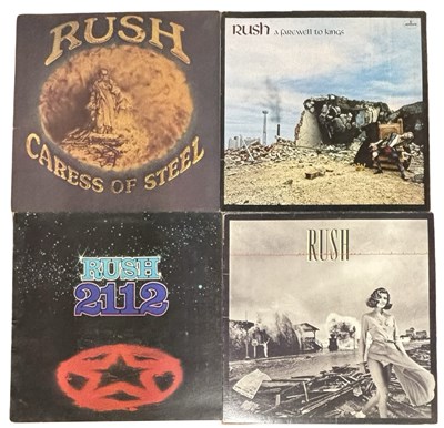 Lot 222 - RUSH: 4 x 12" vinyl LPs, to include:  - Caress...