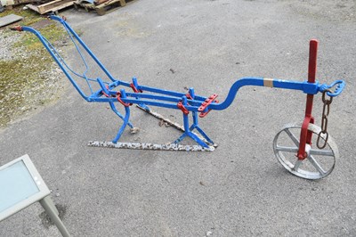 Lot 72 - Vintage iron plough