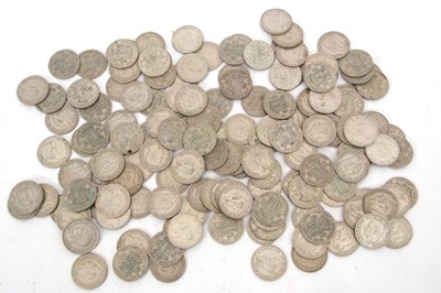 Lot 105 - Geo VI Half Crowns 1930/40s Approximately 140 in Total