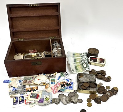 Lot 130 - Box of 20th century UK Coinage and Banknotes