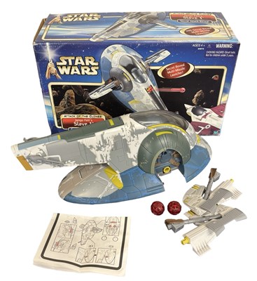 Lot 125 - STAR WARS: A boxed Hasbro Slave I model ship...
