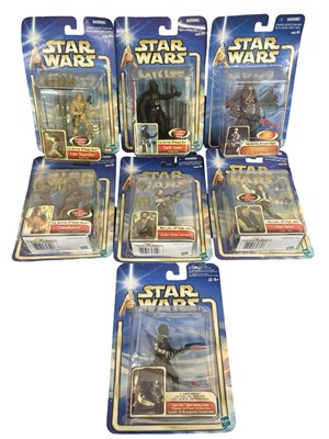 Lot 135 - STAR WARS: Seven carded Hasbro  ESB / ANH...