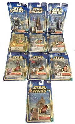 Lot 139 - STAR WARS: Ten carded Hasbro  figurines, to...