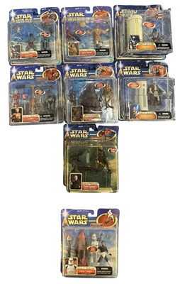 Lot 136 - STAR WARS: Eight carded Hasbro 'Attack of the...