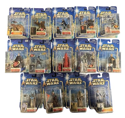 Lot 140 - STAR WARS: Fourteen carded Hasbro  'Attack of...