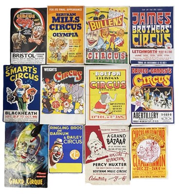 Lot 294 - A group of 12 various vintage circus...