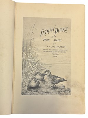 Lot 89 - E C STUART BAKER: INDIAN DUCKS AND THEIR...