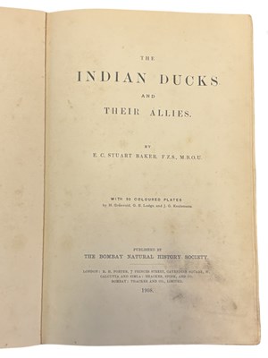 Lot 89 - E C STUART BAKER: INDIAN DUCKS AND THEIR...