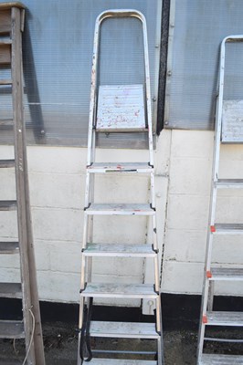 Lot 117 - Youngman seven tread light duty aluminium...