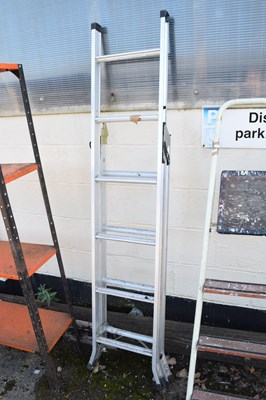 Lot 130 - Extending three way ladder