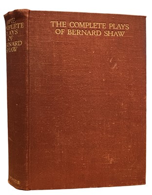 Lot 255 - THE COMPLETE PLAYS OF BERNARD SHAW, London,...