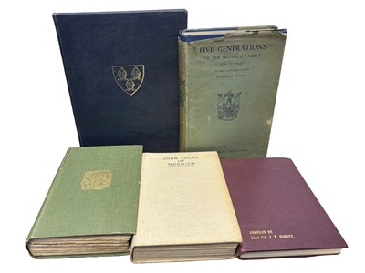 Lot 612 - NORFOLK INTEREST: 5 Titles: LIEUT-COL J R...