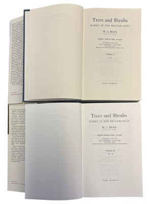 Lot 40 - W J BEAN: TREES AND SHRUBS - HARDY IN THE...