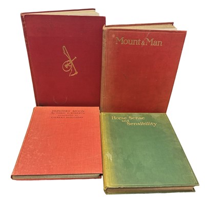 Lot 128 - HUNTING AND HORSEMANSHIP: 4 Titles: ERIC G...