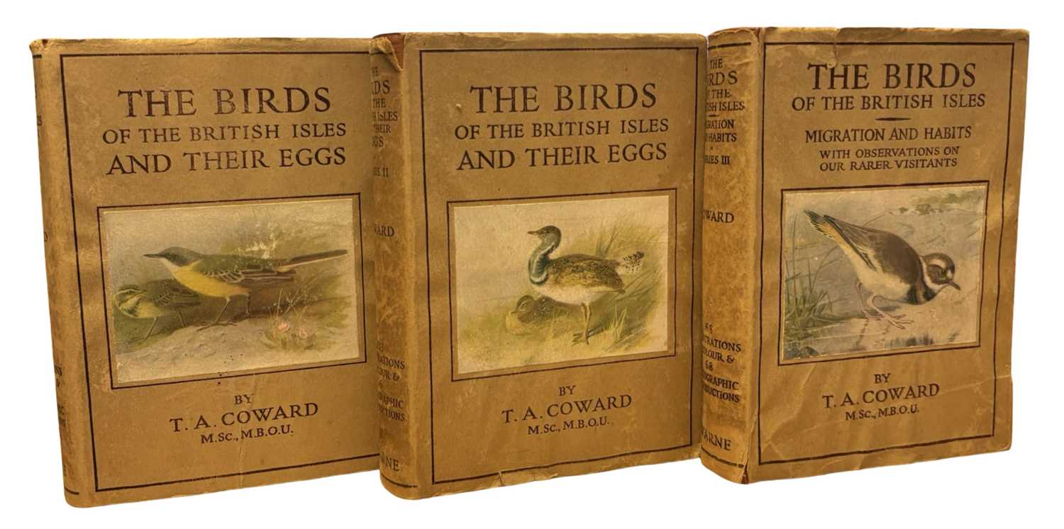 Lot 101 - T A COWARD: THE BIRDS OF THE BRITISH ISLES,...