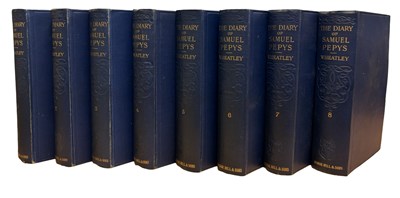 Lot 475 - HENRY B WHEATLEY: THE DIARY OF SAMUEL PEPYS,...
