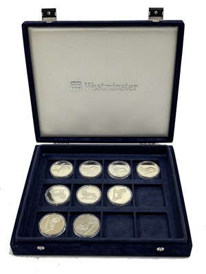 Lot 153 - Congo Republic 10 Franc Coins Historiques Automobiles