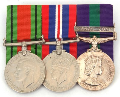 Lot 53 - A George VI Defence Medal and War Medal...
