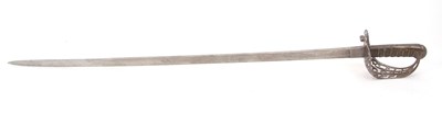Lot 4 - An early Victorian Officer's Cavalry sword,...