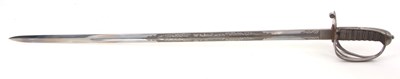 Lot 7 - A Victorian Rifle Volunteer's sword to the...