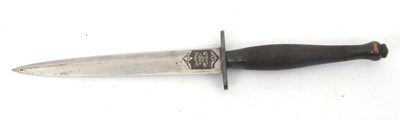 Lot 11 - A World War II " The F-S fighting knife" by...