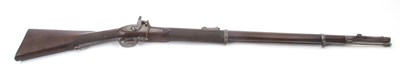 Lot 21 - A two band Enfield percussion rifle, mid 19th...