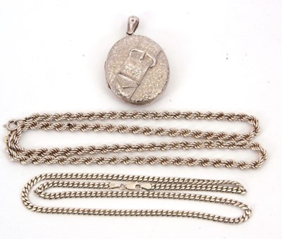 Lot 242 - A quantity of silver jewellery: to include a...