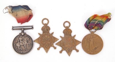 Lot 76 - WW1 Two Pairs; HAV Shrubsole and J Shrubsole