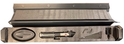 Lot 150 - STAR WARS: A boxed replica display lightsaber...