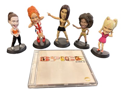 Lot 197 - A set of Spice Girls figurines, together with...