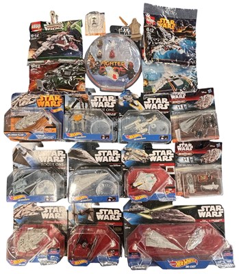 Lot 151 - A collection of various carded Star Wars Micro...