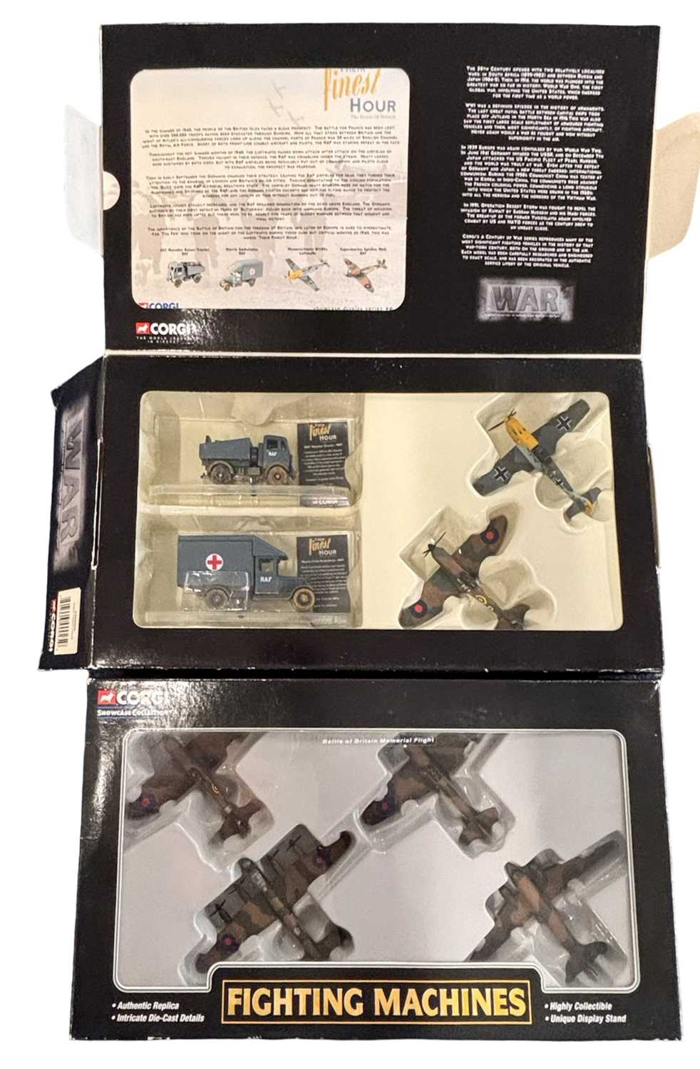 Lot 72 - A pair of boxed Corgi die-cast aeroplane model...