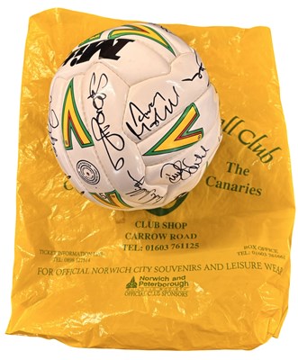 Lot 274 - A Norwich City FC signed football, to include...