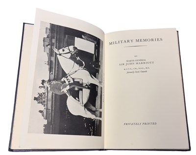 Lot 7 - JOHN MARRIOTT: MILITARY MEMORIES, Pivately...