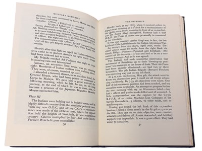 Lot 7 - JOHN MARRIOTT: MILITARY MEMORIES, Pivately...