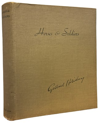 Lot 21 - GILBERT HOLIDAY: HORSES AND SOLDIERS - A...