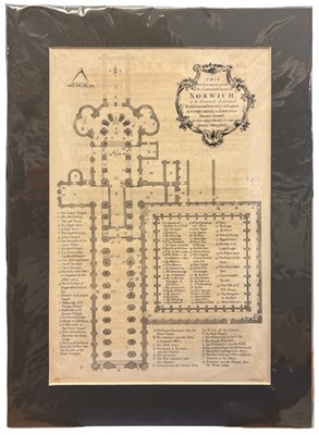 Lot 1062 - FRANCIS BLOMEFIELD: THIS ICHNOGRAPHY OF THE...