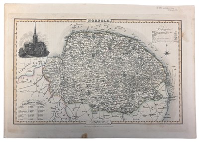 Lot 1044 - JAMES PIGOT: Norfolk, Published by Pigot and...
