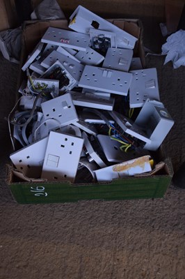 Lot 216 - Large quantity of electrical fixtures and...