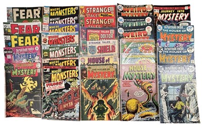 Lot 14 - Mixed vintage Marvel horror comics, to include:...