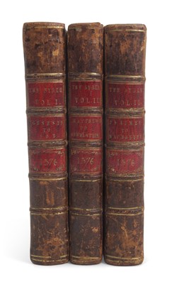 Lot 271 - Rare 1576 Bible in 3 Volumes comprising Vol 1...