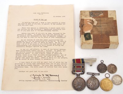 Lot 78 - Pair Silver Birmingham Fire Brigade Long Service Medals 1930