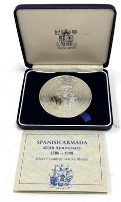Lot 149 - Royal Mint; Silver Armada Anniversary Coin 1988