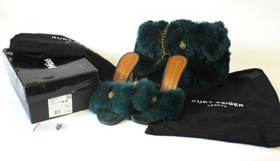 Lot 79 - A pair of Kurt Geiger Kensington 95 mules, in...